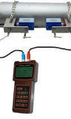 Medidor de vazão ultrassônico portátil Medidor de vazão ultrassônico portátil